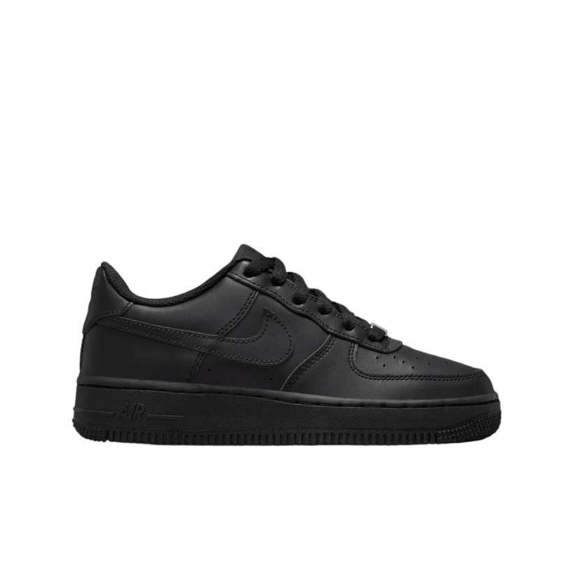 Sepatu Wanita Nike Air Force Le Grade School Basketball Shoes Black  (FV5951-001) Original