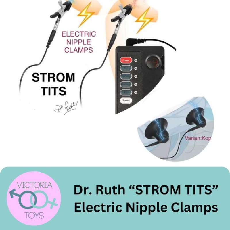 Promo Dr. Ruth Strom Tits Electric Nipple Clamps Alat Bantu Pemuas Sex Toys  Pria Wanita Diskon 23% Di Seller Camolisi Store - Cengkareng Barat, Kota  Jakarta Barat
