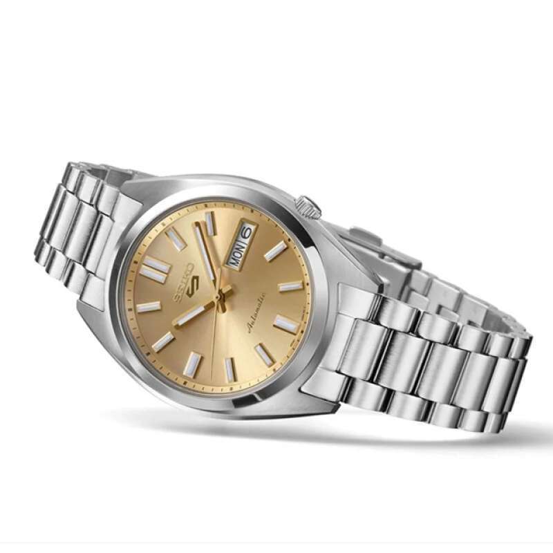 Seiko Sport SRPL59K1 SNXS Vintage Gold Dial Stainless Steel Jam Tangan  Seiko Original