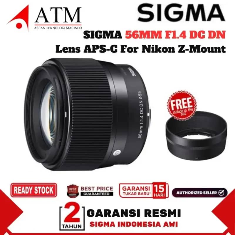 Jual Sigma 56mm For Nikon Z Apsc DC Dn Contemporary Lens