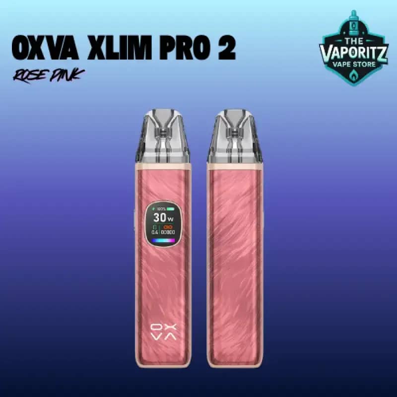 Oxva Xlim Pro 2 Rose Pink Oxva Xlim Pro 2 Pod Kit  VuiceVapes