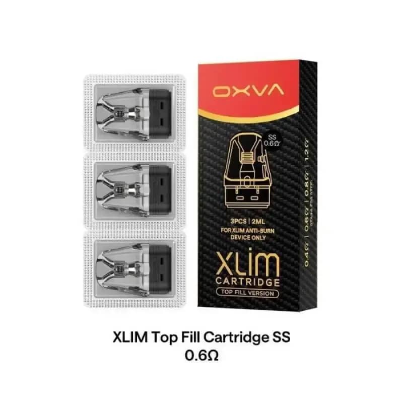 Promo Catridge Oxva Xlim Pro 2 Dna Ss Top Fill 0.6 0.8 1.2 Ohm By Oxva Tech  Harga Satuan 1 Biji Diskon 23% Di Seller Kdr Store - Pakelan, Kota Kediri |  Blibli