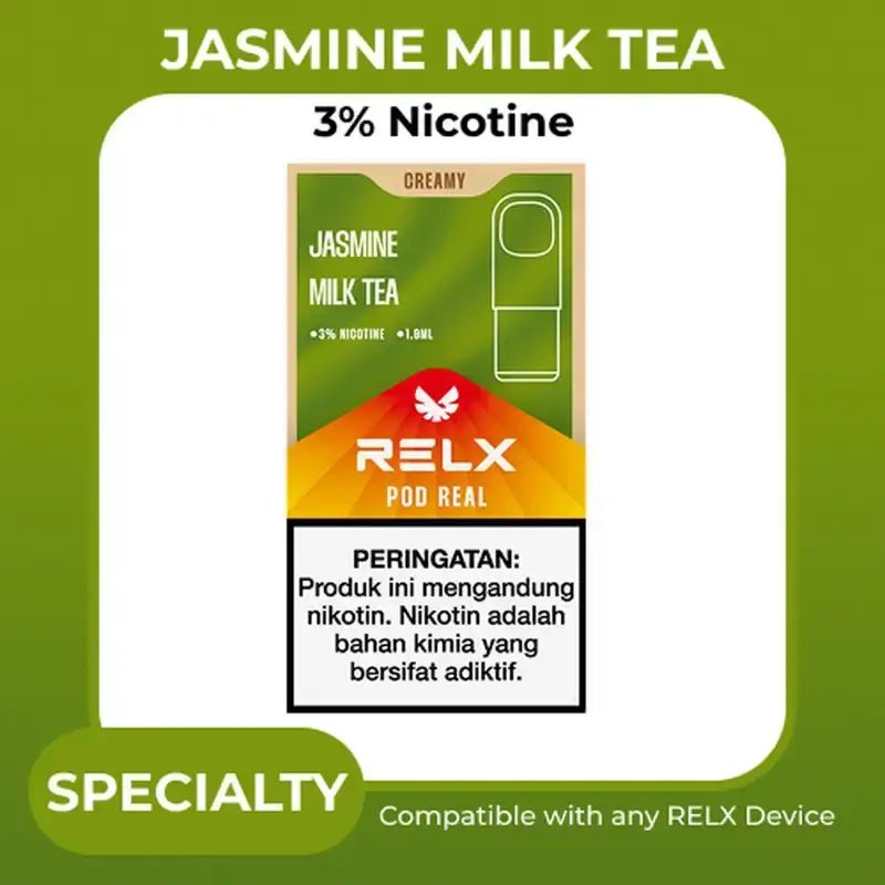 Jual Relx Pod Real - Jasmine Milk Tea Di Seller Relx Gd Kelapa Gading - Relx Gd Official Kelapa Gading - Kota Jakarta Utara | Blibli Jual Relx Pod Real - Jasmine Milk Tea Di Seller Relx Gd Kelapa Gading - Relx Gd Official Kelapa Gading - Kota Jakarta Utara | Blibli