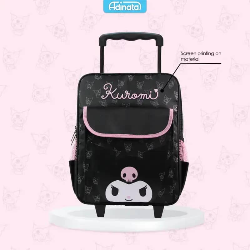 Kuromi Black Trolley 14" 2632-0621 / Tas Ransel / Ransel Karakter / Adinata