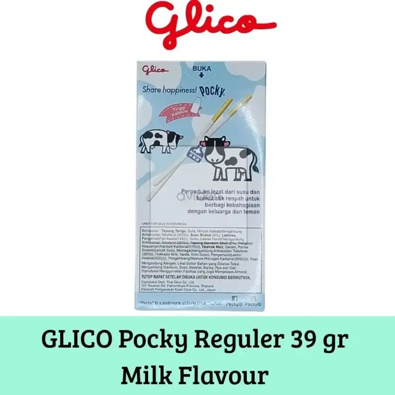 Promo [aviden] Glico Pocky Regular - Milk Flavour 39 Gr Diskon 26% Di ...
