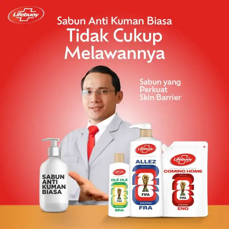 Jual [limited Edition Fifa] Lifebuoy Sabun Mandi Cair Body Wash Menthol ...