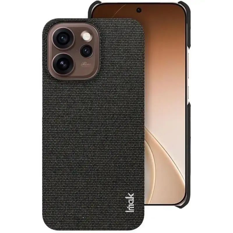 Oppo Reno 15F/15FS 5G-hoes – Koolstofvezel Flipcase Met Kaarthouders En Standaard (zwart)
