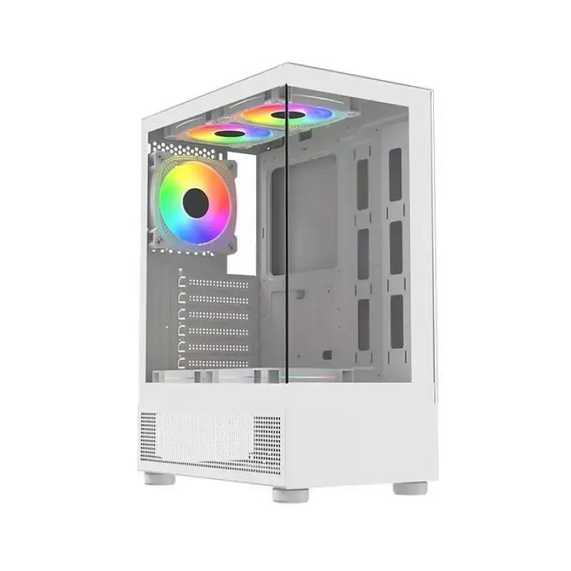 Jual Casing Pc Gaming Raptor V300 Atx M-atx Itx Tempered Glass + 3 Fan ...