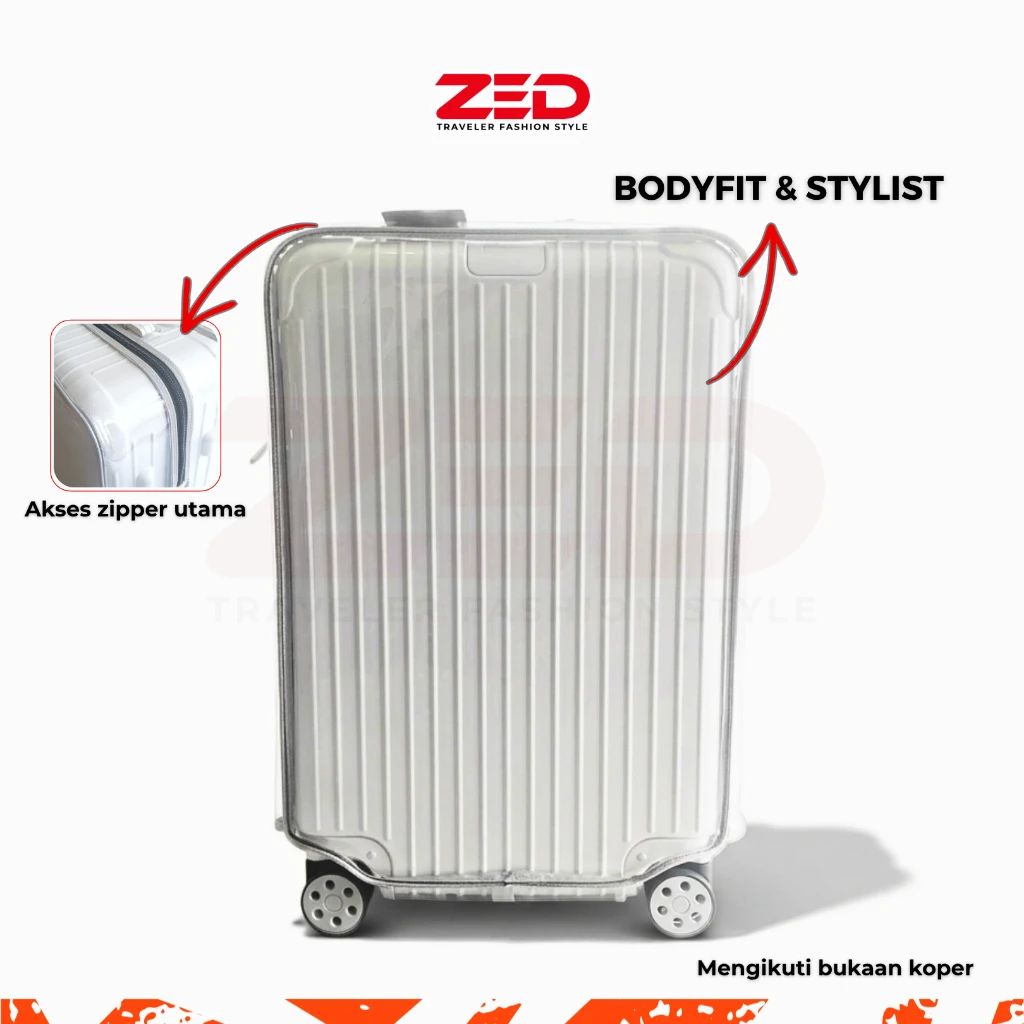 Jual Zed Cover Koper Transparan Untuk Rimowa Essential, Pelindung Koper ...