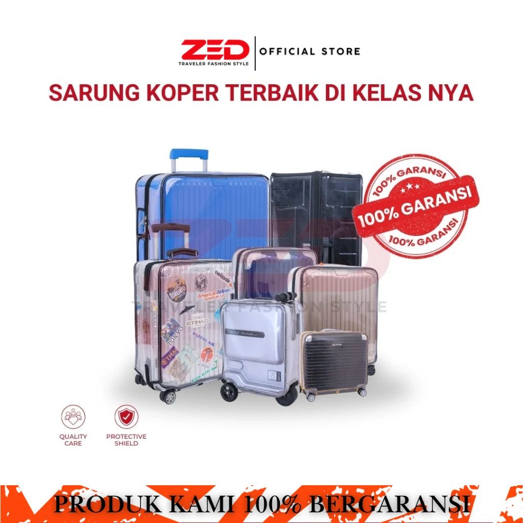 Jual Zed Cover Koper Transparan Untuk Rimowa Essential, Pelindung Koper ...