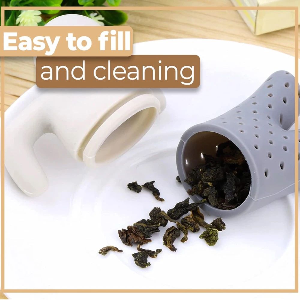 Jual Mr. Tea Saringan Teh Tea Filter Infuser Strainer Chilling Man ...