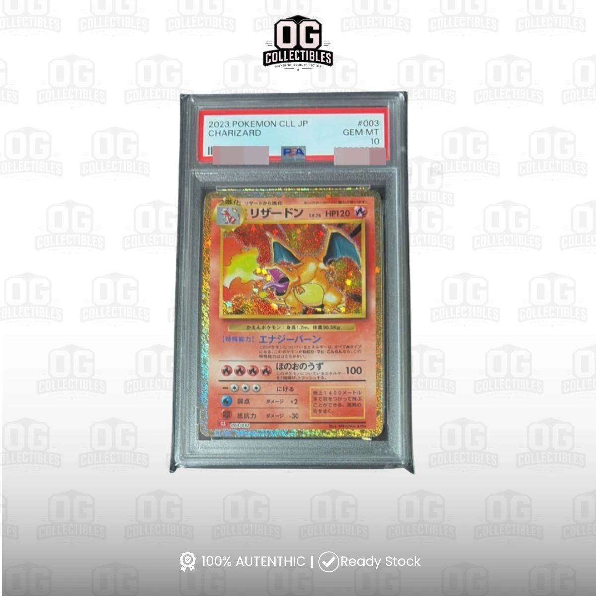 Jual Pokemon Tcg Psa 10 Charizard Cll 003/032 Pokemon Card Game