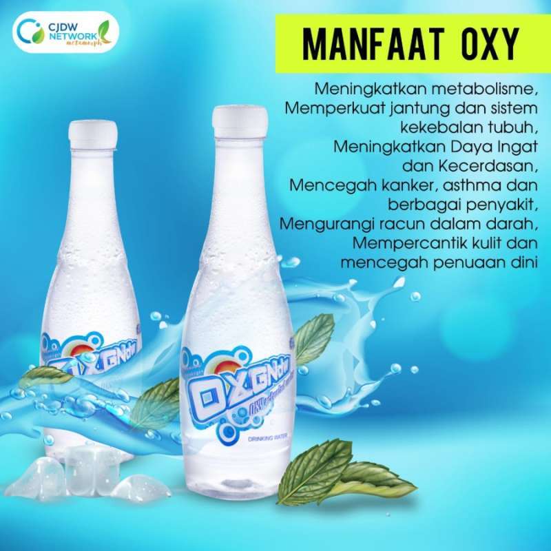 Promo Air Oksigen AIR OXY Original CJDW Oxygen Drinking Water 1 Dus