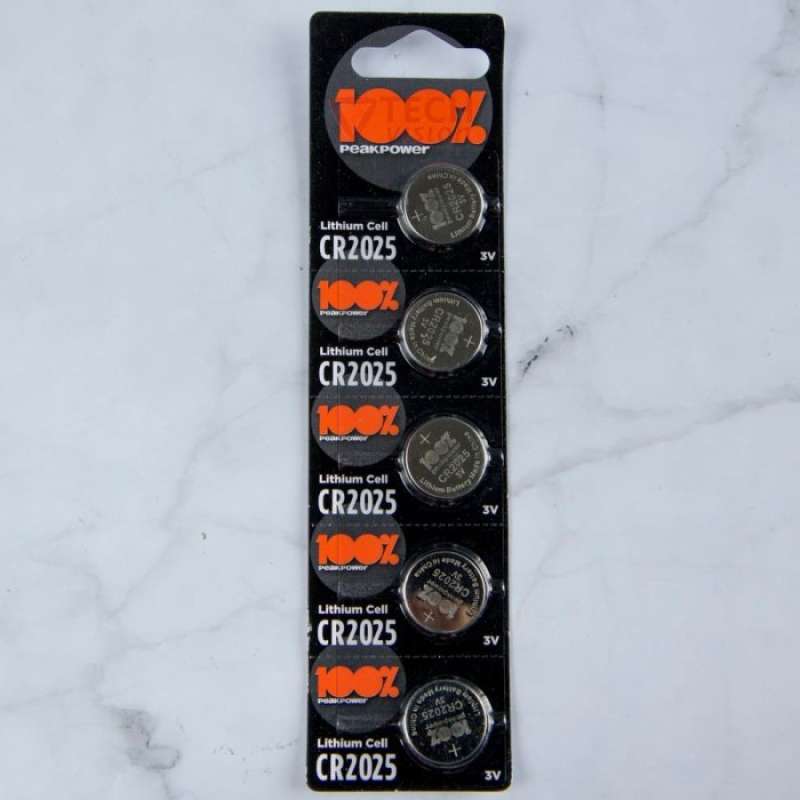 Jual Battery CR2025 Peakpower Lithium 3V CR2025 Kancing Bulat di