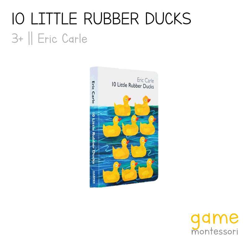 Jual Game Montessori 10 Rubber Ducks Board Book Eric Carle Di Seller ...