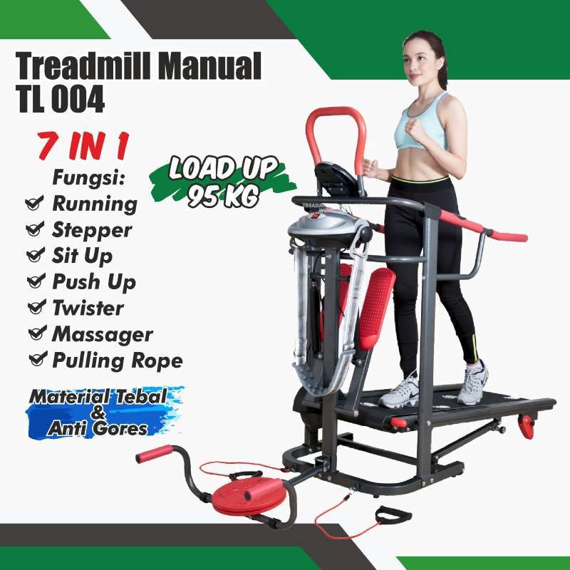 Jual Alat Olahraga Lari Tredmil Treadmill Manual Gym Dirumah TL