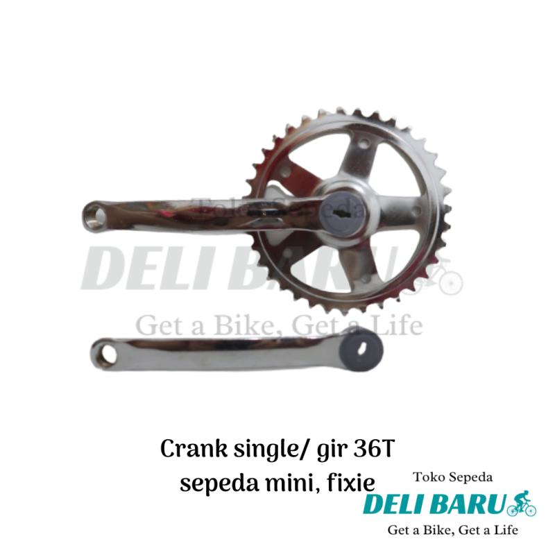 Promo Deli Baru Crank Single Speed 36t Cp Gir Tengah Chrome Model As Kotak Sepeda Mini Fixie Diskon 7 Di Seller Deli Baru Caringin Kab. Bogor Blibli