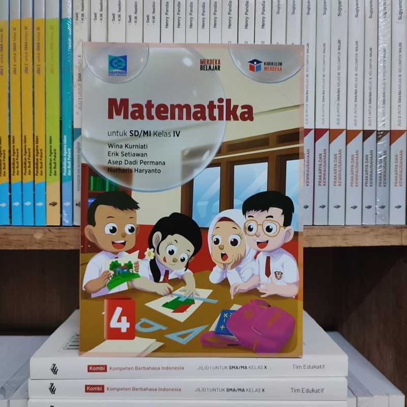 Jual Buku Matematika Kelas 4 Sd Kurikulum Merdeka Original Harga ...