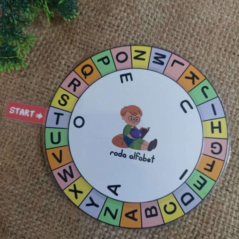 Jual Mainan Edukasi Anak Roda Baca Alfabet di Seller Dagang Daging ...