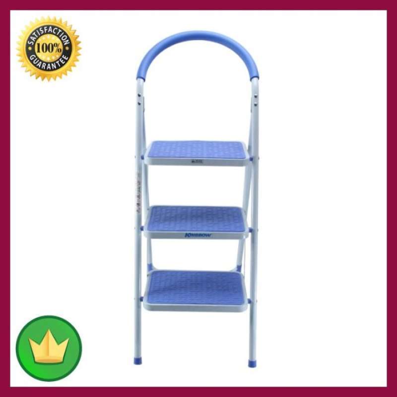 Jual Tangga Lipat Besi Dengan 3 Anak Tangga - Biru Di Seller Vexana