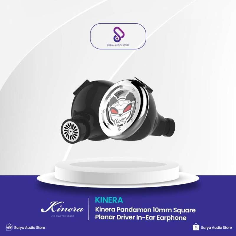 Jual Kinera Pandamon 10mm Square Planar Driver InEar Earphone di
