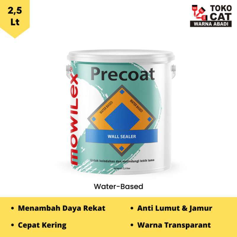 Promo CAT MOWILEX PRECOAT WALL SEALER 2,5 LITER Diskon 23 di Seller Restu Abadi Kalibata