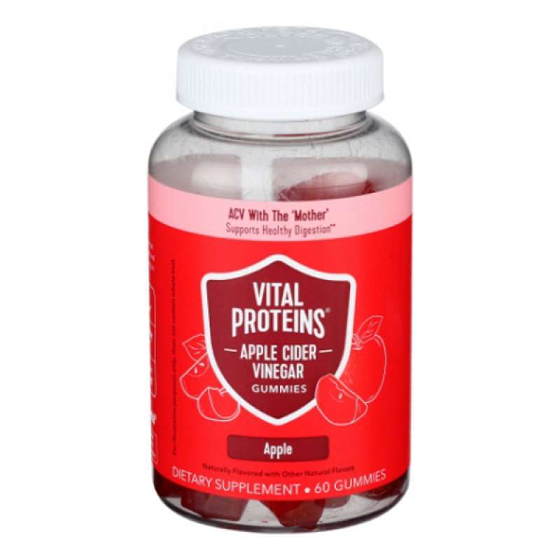 Promo Vital Proteins Apple Cider Vinegar Gummy, 60 Count Diskon 20 di