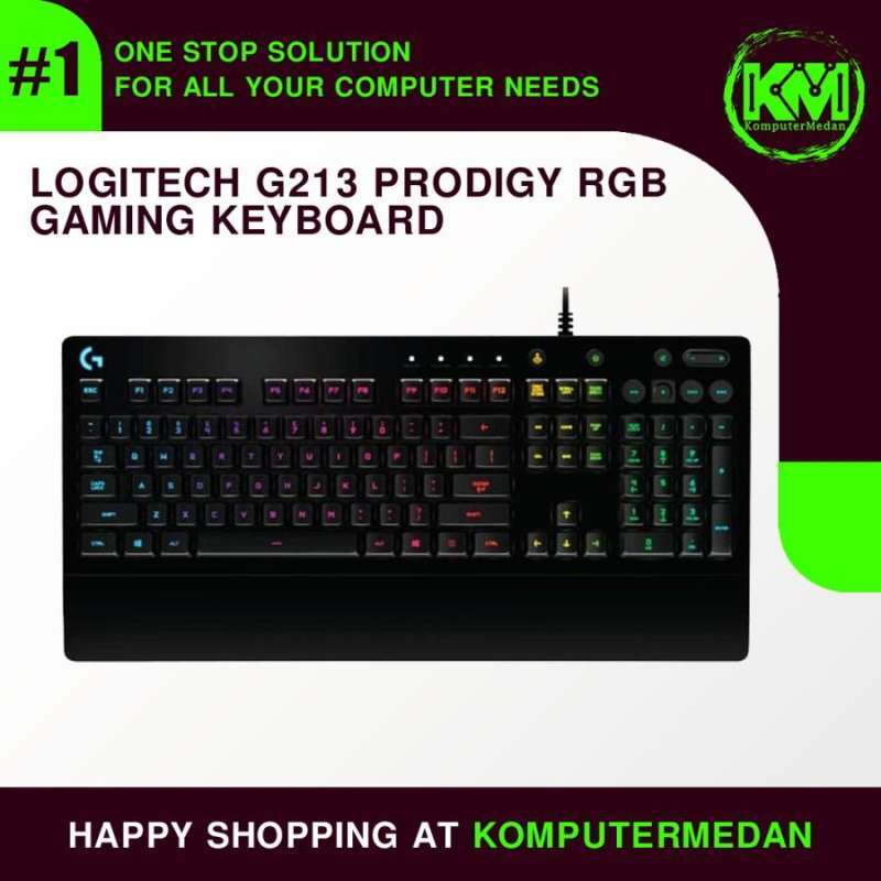 Jual Keyboard Logitech G213 Prodigy RGB Gaming Keyboard di Seller ...