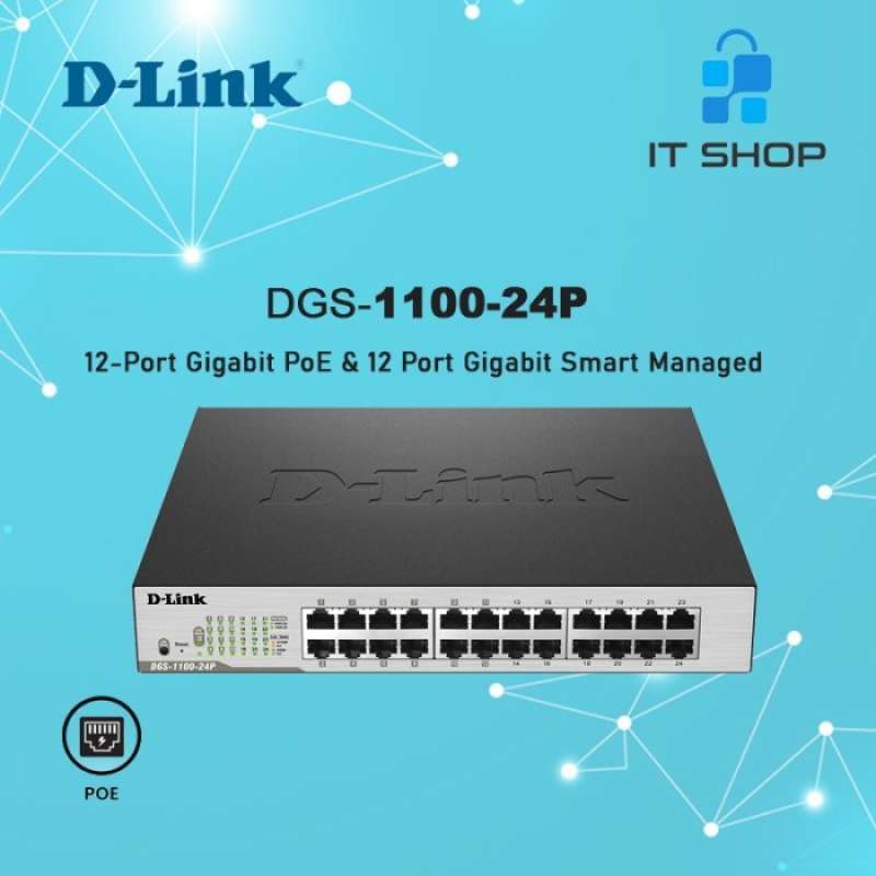 Promo DGS-1100-24P(v2) 24port Switch POE Diskon 23% di Seller Tikno ...