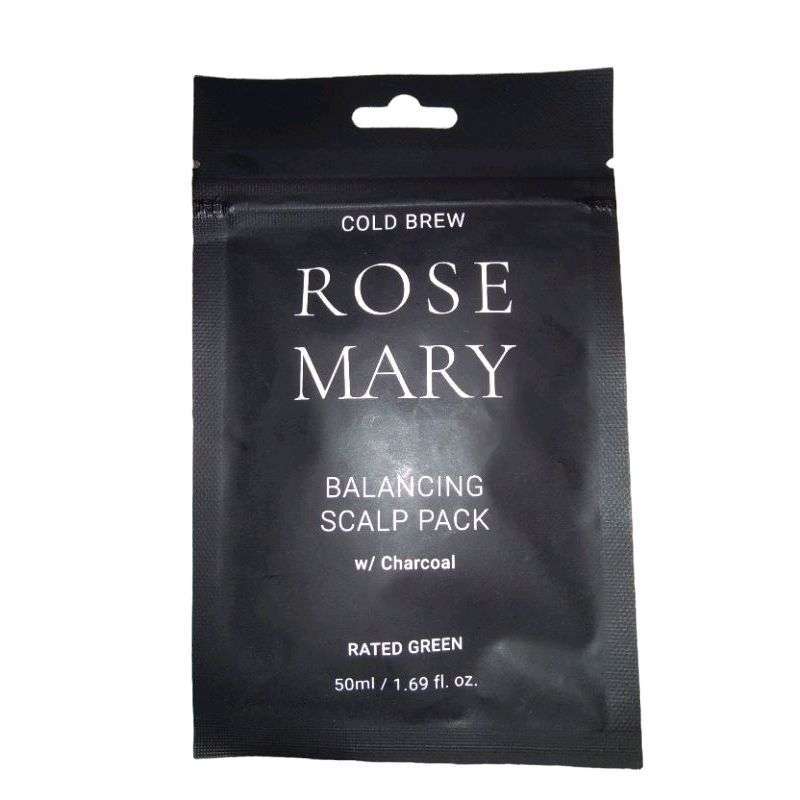Promo Cold Brew Rose Mary Balancing Scalp Pack With Charcoal 50ml