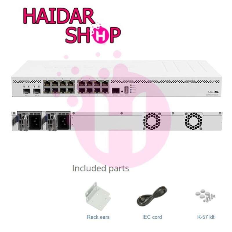 Promo MikroTik CCR2004-16G-2S+|Cloud Core Router CCR 2004 16G 2S ...