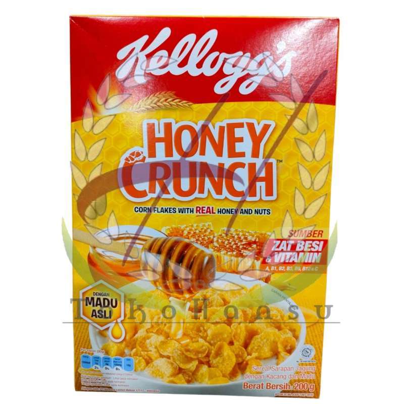 Jual Kellogg's Honey Crunch Corn Flakes with REAL Honey and Nuts 200gr