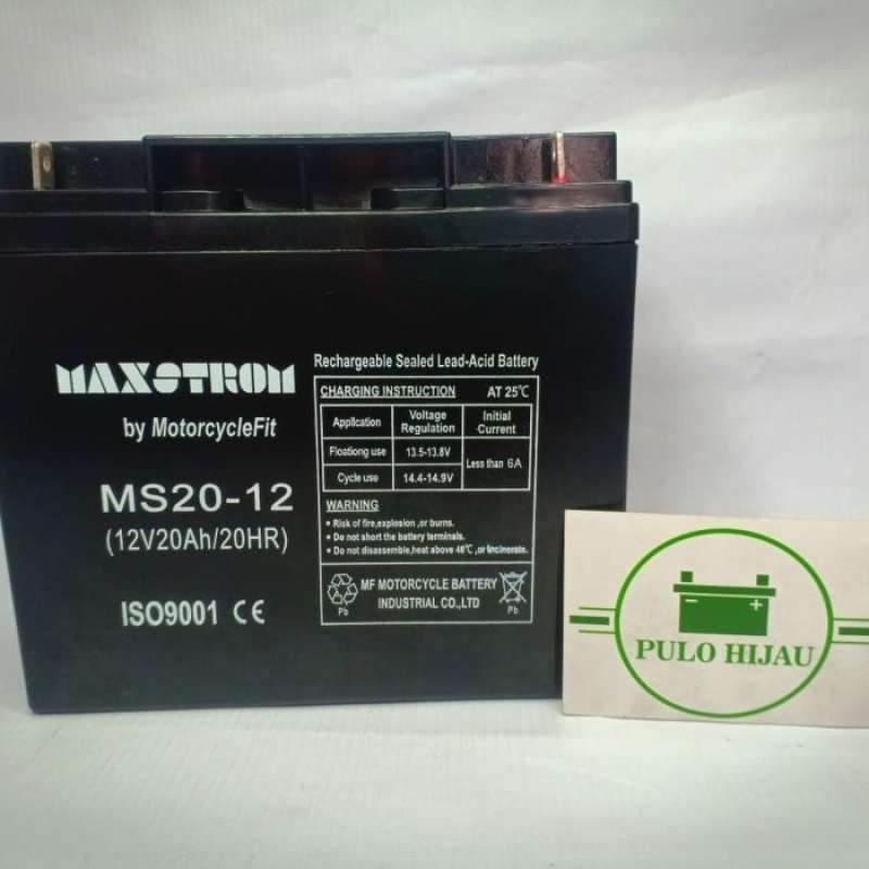 Promo Aki Genset 12V20AH VRLA MF kering Diskon 23% di Seller Amartha