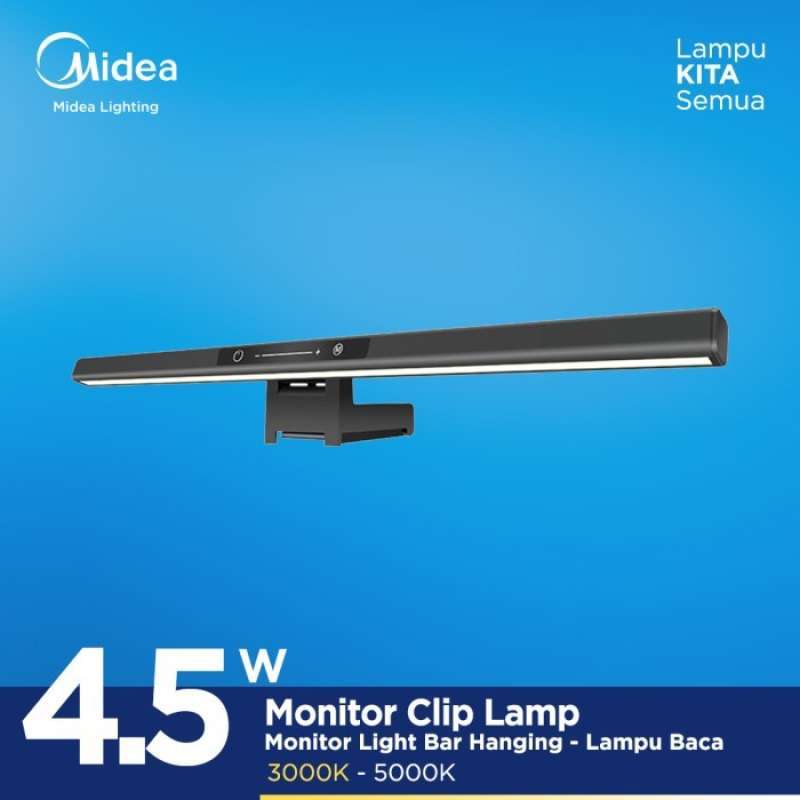 Promo Midea Monitor Clip Lamp Monitor Light Bar Hanging Lampu Baca