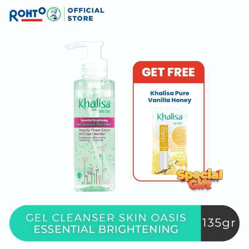 Jual WHS - Khalisa Essential Brightening Skin Oasis Gel Cleanser [135 g ...