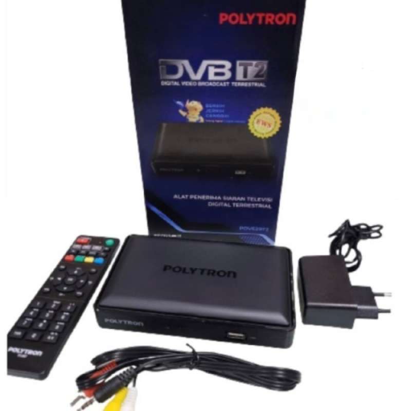 Promo SET TOP BOX POLYTRON PDV620T2 PDV 620 T2 TV DIGITAL STB POLYTRON