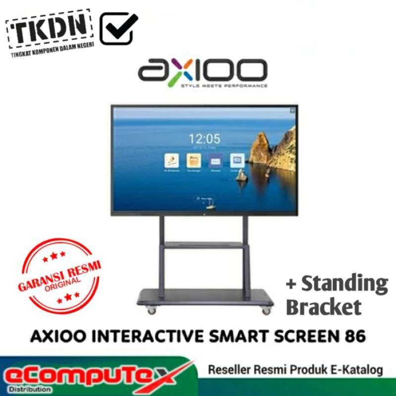 Jual monitor led axioo interactive smart screen 86 standing bracket