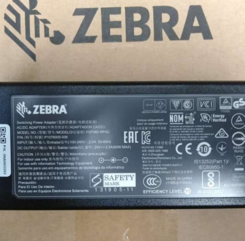 Jual Adaptor Zebra Zd220 Zd230 Original Printer Barcode High Quality