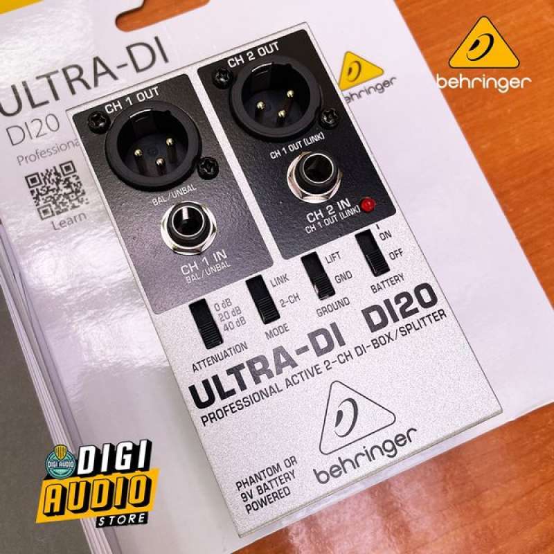 Jual Di Bix 2 Channel Behringer Di20 Stereo Direct Box Cocok Untuk ...
