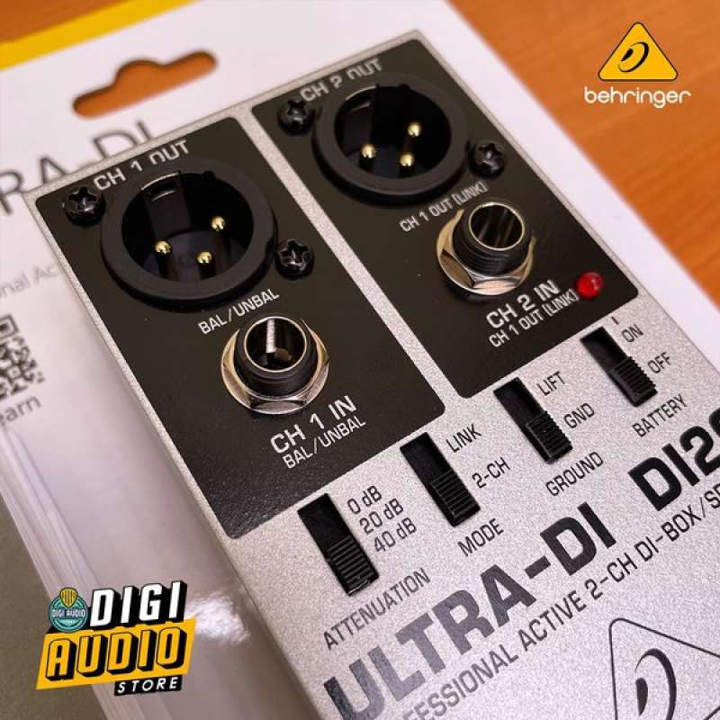 Jual Di Bix 2 Channel Behringer Di20 Stereo Direct Box Cocok Untuk ...
