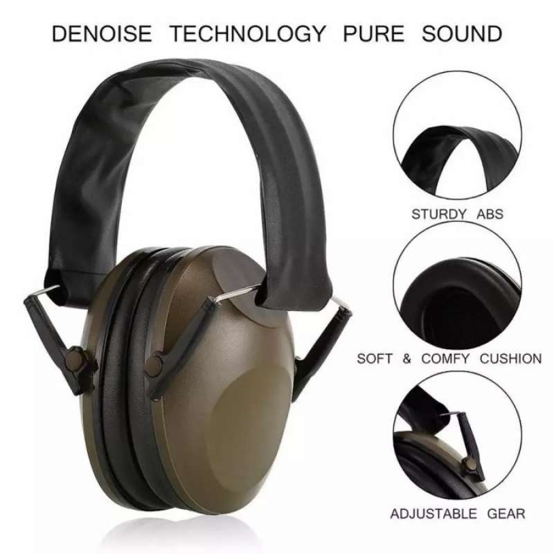 Promo Earmuff Tactical Safety Hearing Protection IPSC Airsoft Shooting