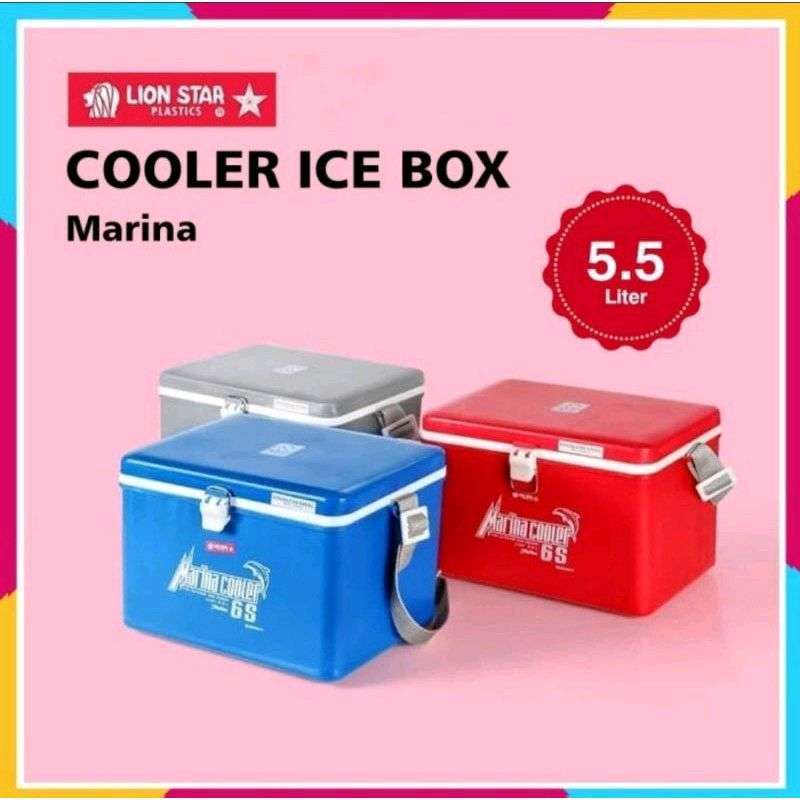 bayar ditempat marina cooler box 6s lion star box pendingin kotak pendingin ice box kotak es b1438