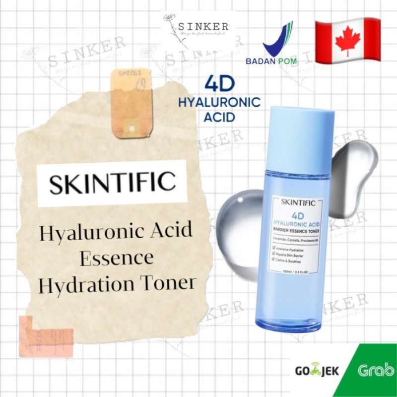 Promo Skintific 4D Hyaluronic Acid Barrier Essence Hydration Toner