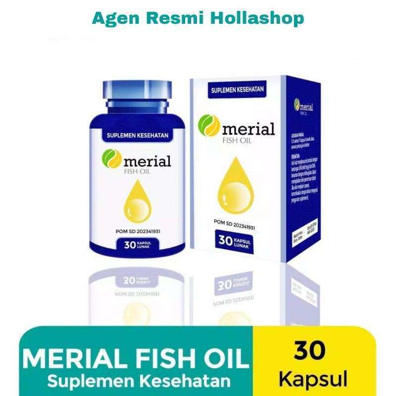 Promo ORIGINAL 100 MERIAL FISH OIL Red Pine Korea Suplemen Obat