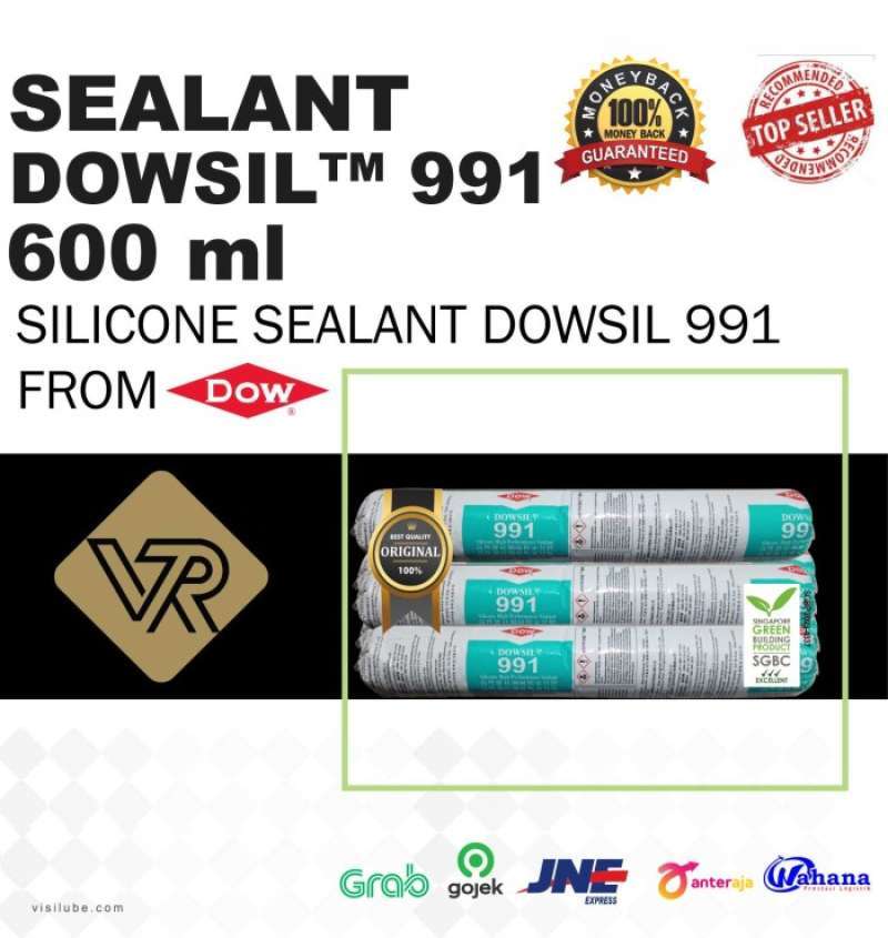 Cladding Kaca Promo Lem Kaca / Sealant Dowsil 991 600Ml / Lem Kaca Cladding Tahan ...