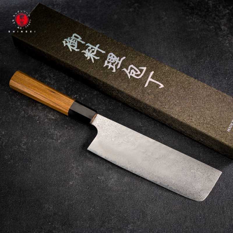 Jual Japanese Artisan Knife Hatsukokoro Ginyo Gin3 Damascus Nakiri