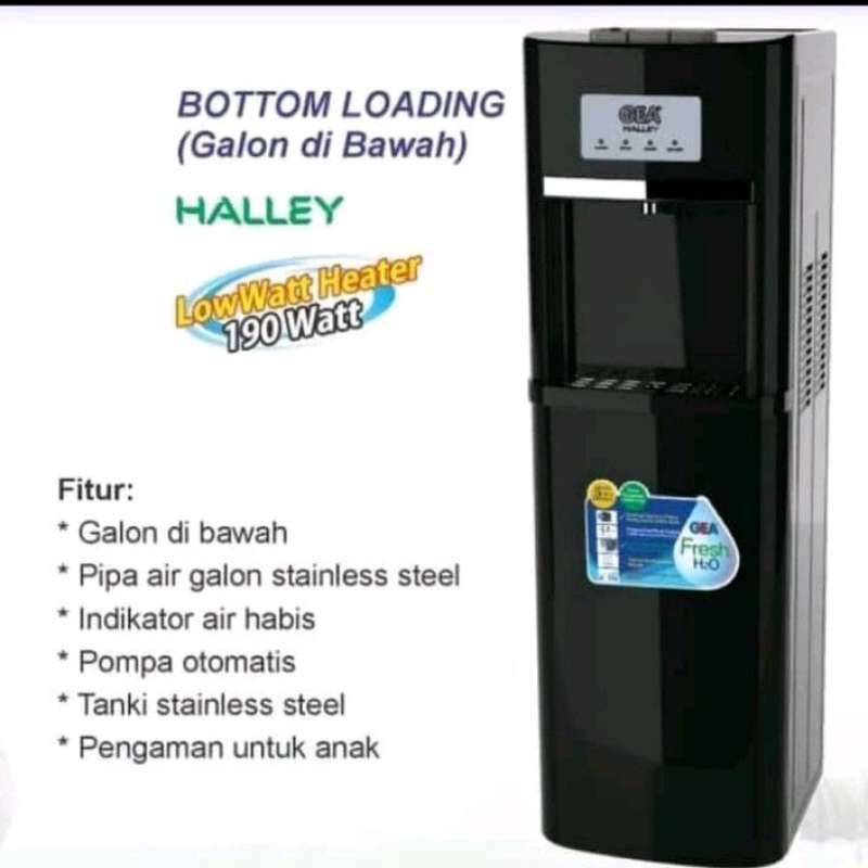 Jual Water Dispenser Gea Halley Galon Bawah Dispenser Galon Bawah Low