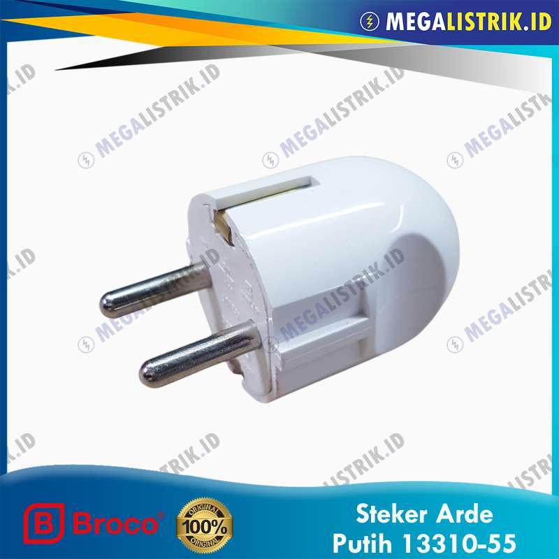 Plug Putih Jual Steker Arde Broco 13310 Putih Original Murah - Harga Diskon Maret ...
