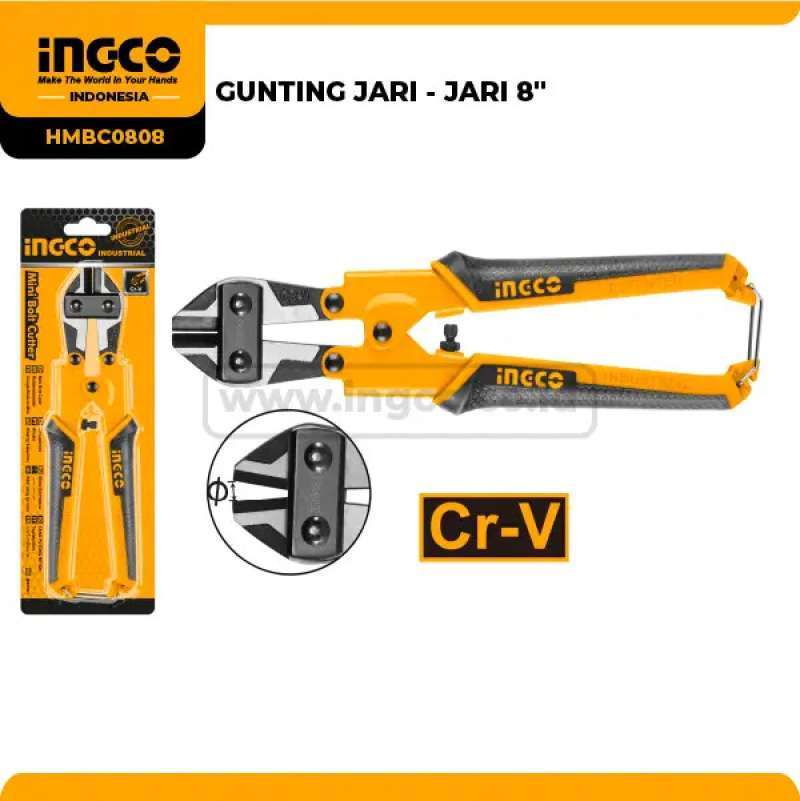 Jual Bolt Cutter 8 Inch Ingco Hmbc0808 Gunting Jari Jari Mini Kawat ...
