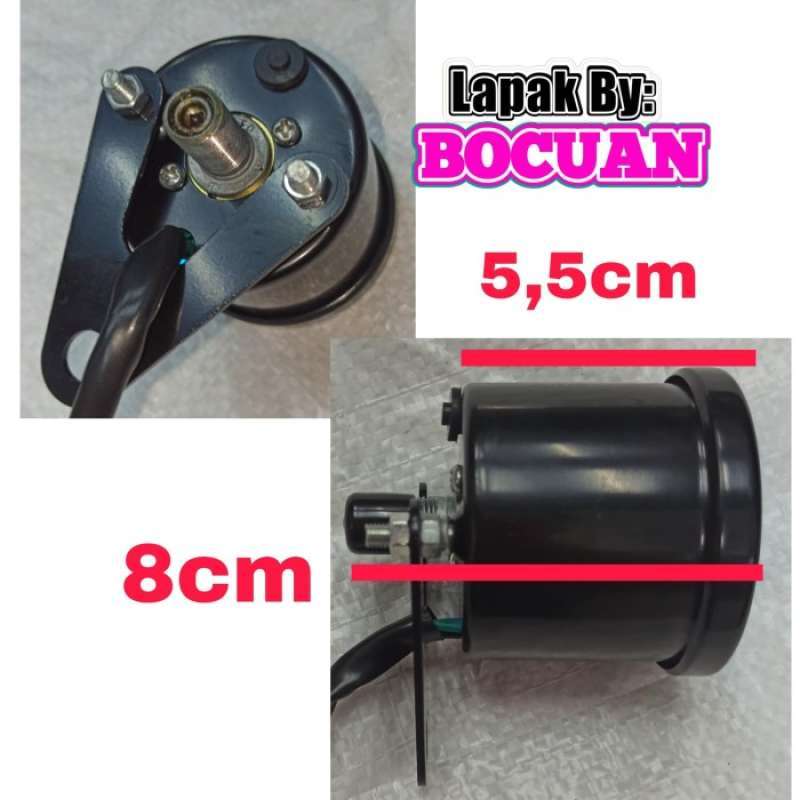 Jual Tachometer Rpm Spidometer Bensin Digital Universal Speedometer ...